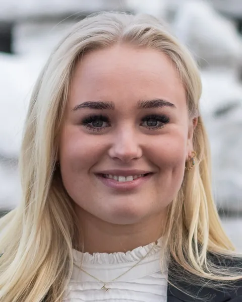Portrett av Hermine Nylund Wishman